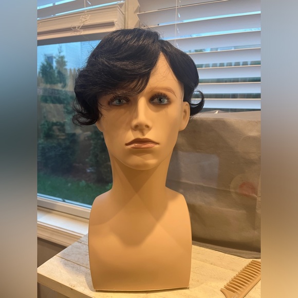 Chad Skin Base Human Hair Toupee - Picture 9 of 11